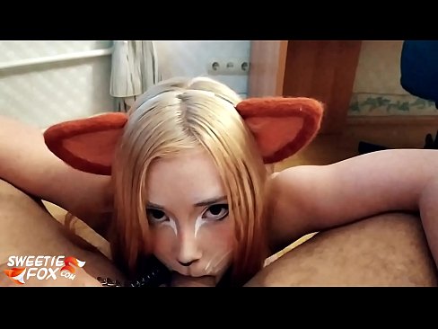 ❤️ Kitsune आफ्नो मुखमा डिक र कम निल्यो ❤️  सेक्स  ❌️